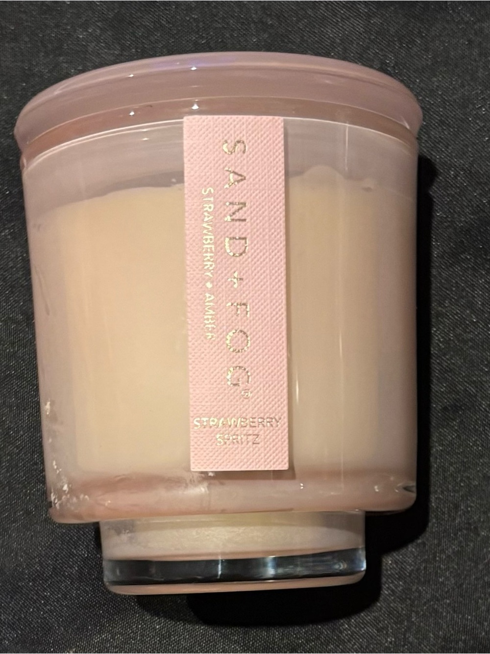Sand + Fog Strawberry Spritz Pink Scented Candle - NEW